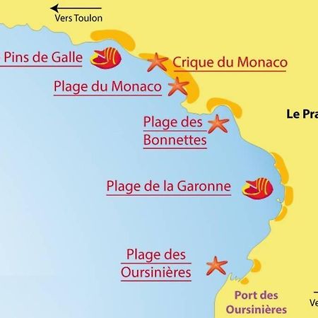 Апартаменти Superbe T2 Lumineux 3*** 10 Mn A Pied De La Plage Ле-Праде Екстер'єр фото